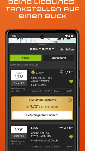HEM - günstig tanken screenshot