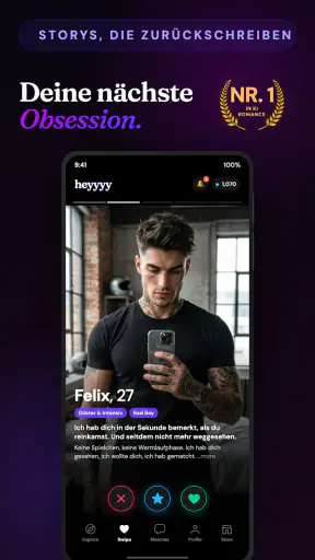 Heyyyy: Storys texten zurück screenshot