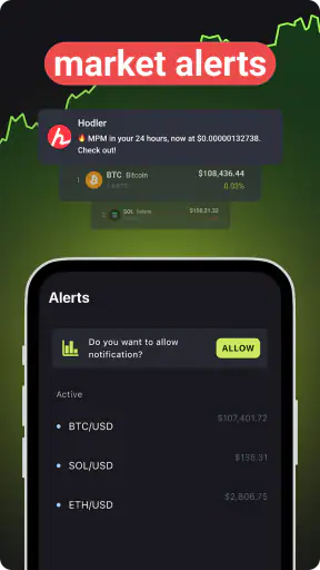 Hodler Kryptowährung Portfolio screenshot