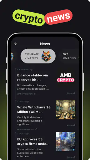 Hodler Kryptowährung Portfolio screenshot
