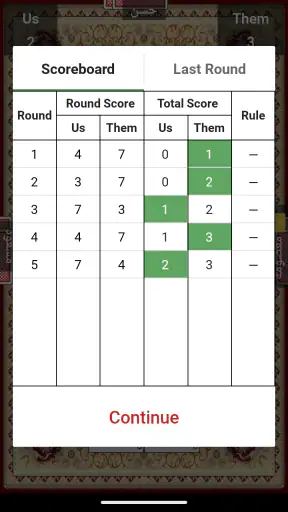 Hokm screenshot