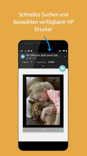 HP Druckdienst-Plug-In screenshot