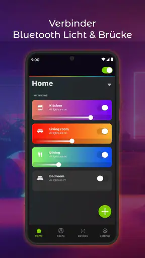 Hue Licht App Fernbedienung screenshot