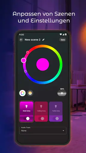 Hue Licht App Fernbedienung screenshot