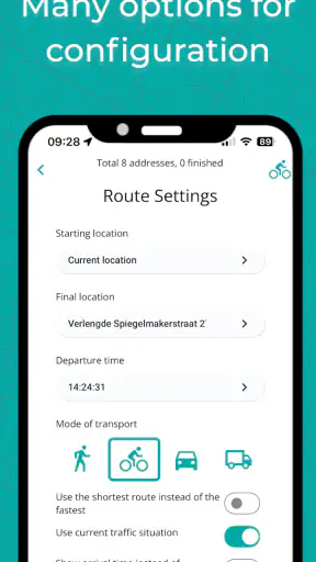 IBI - multi stop Routenplaner screenshot