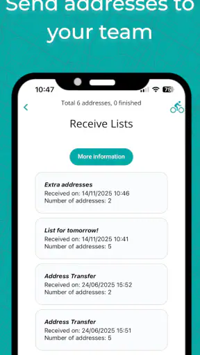 IBI - multi stop Routenplaner screenshot