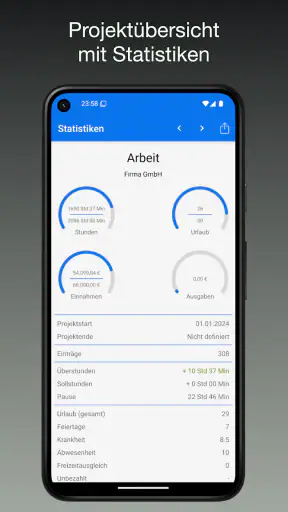 iboChron -Arbeitszeiterfassung screenshot