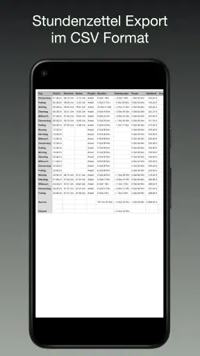iboChron -Arbeitszeiterfassung screenshot