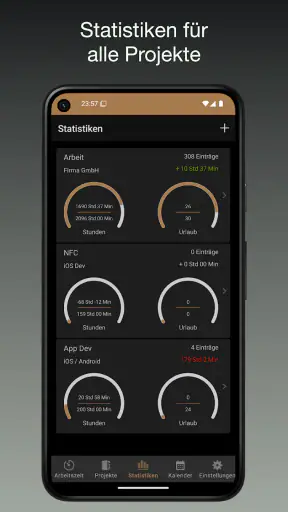 iboChron -Arbeitszeiterfassung screenshot