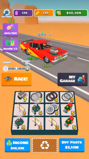 Idle Racer: Rennspiel screenshot