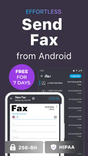 iFax - Faxe vom Telefon senden screenshot