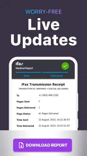 iFax - Faxe vom Telefon senden screenshot