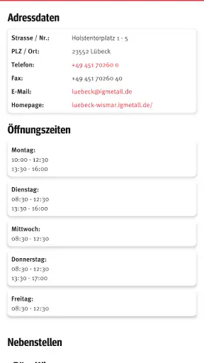 IG Metall App screenshot