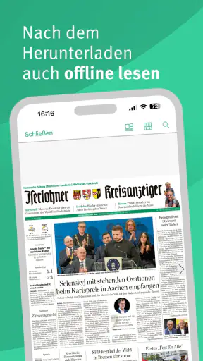 IKZ E-Paper screenshot