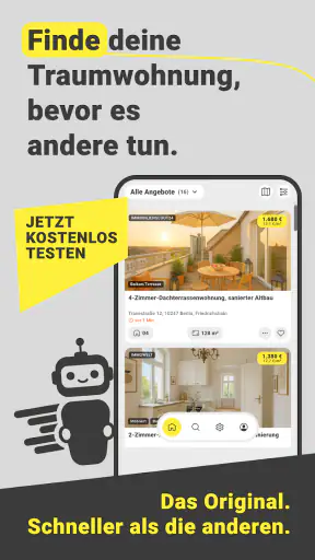 Immobilien Bot. Wohnung finden screenshot