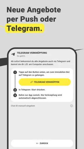 Immobilien Bot. Wohnung finden screenshot