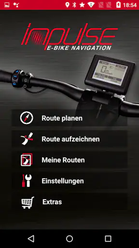 Impulse E-Bike Navigation screenshot