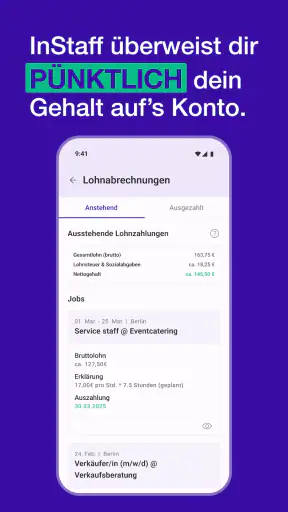 InStaff - Studenten-/Nebenjobs screenshot