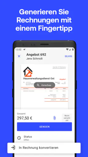 Invoice2go: Rechnung schreiben screenshot