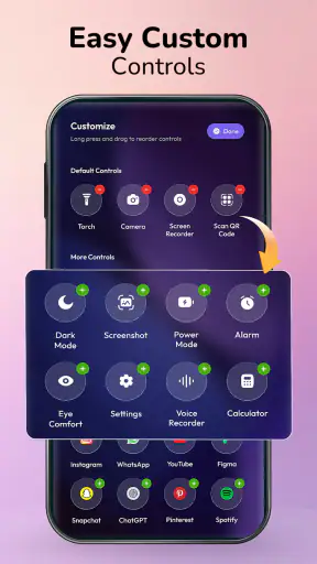 iOS-Kontrollzentrum - Panel screenshot