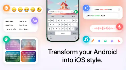 iphone 15 Keyboard Fonts Emoji screenshot