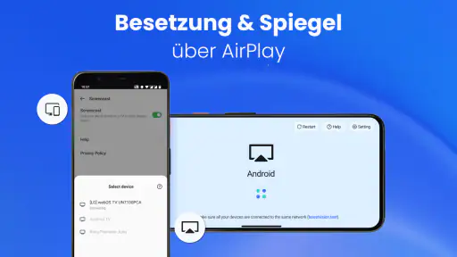 iPhone auf TV Spiegeln AirPlay screenshot