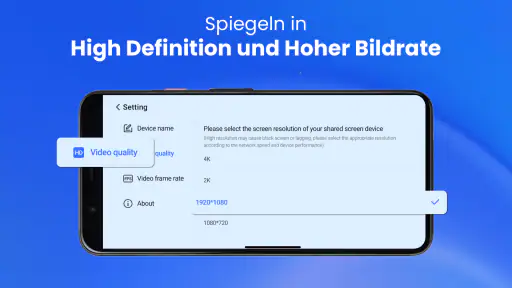 iPhone auf TV Spiegeln AirPlay screenshot