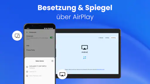 iPhone auf TV Spiegeln AirPlay screenshot