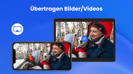 iPhone auf TV Spiegeln AirPlay screenshot