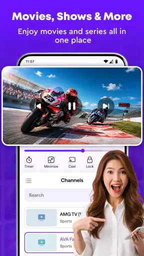 IPTV Online Player: Live TV screenshot
