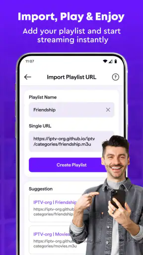 IPTV Online Player: Live TV screenshot