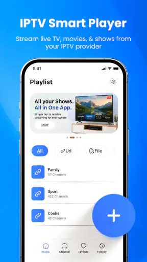 IPTV Smart Player PRO: Live TV screenshot