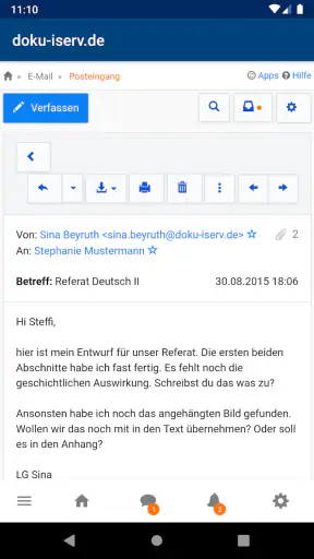 IServ screenshot