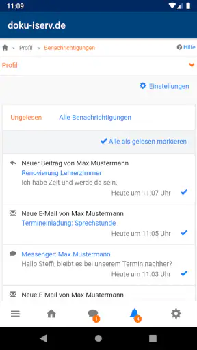 IServ screenshot