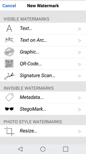 iWatermark+ Watermark Manager screenshot