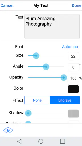 iWatermark+ Watermark Manager screenshot