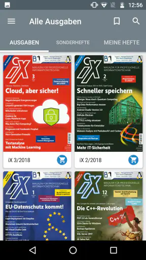 iX Magazin screenshot