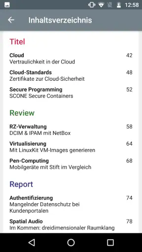 iX Magazin screenshot