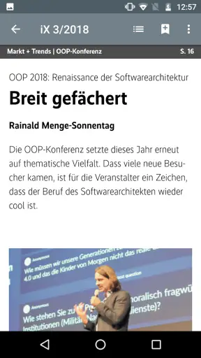 iX Magazin screenshot