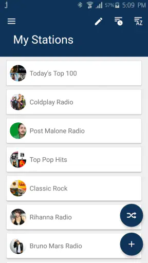 Jango Radio screenshot