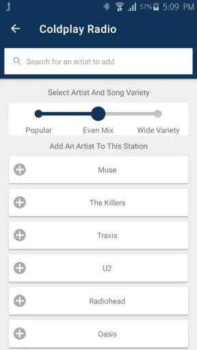 Jango Radio screenshot