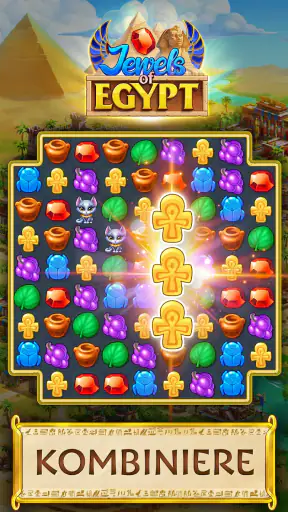 Jewels of Egypt: 3 Gewinnt screenshot