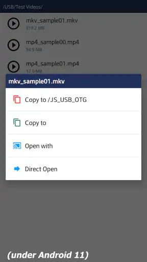 JS USB OTG screenshot