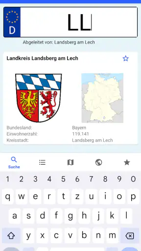 Kennzeichen Lexikon screenshot