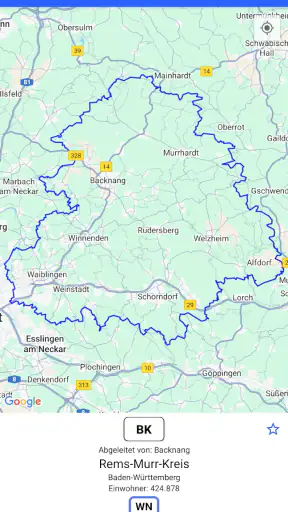 Kennzeichen Lexikon screenshot