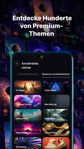 KI-Anrufbildschirm & Randlicht screenshot