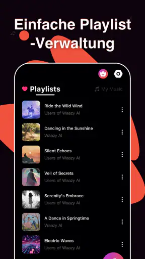 KI-Musikgenerator – Waazy screenshot