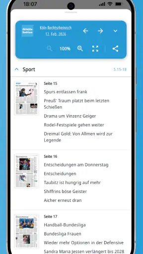 Kölnische Rundschau E-Paper screenshot