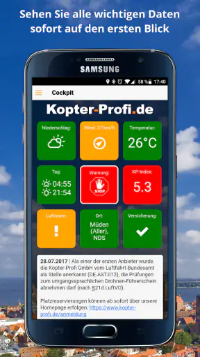 Kopter-Profi App screenshot