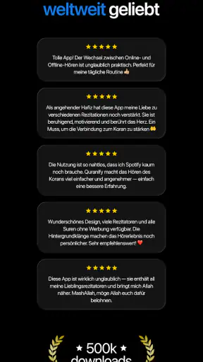 Koran Audio Player - Quranify screenshot